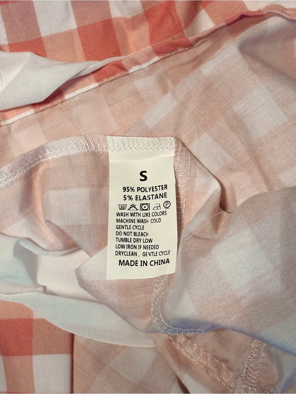 Pink Gingham Tiered Maxi Skirt - Women's - Picture 6 of 6